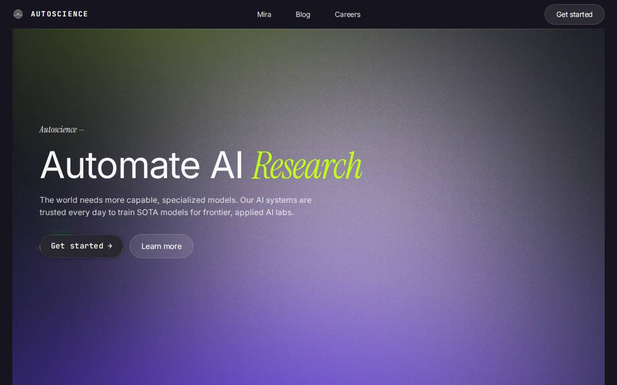 Autoscience website preview
