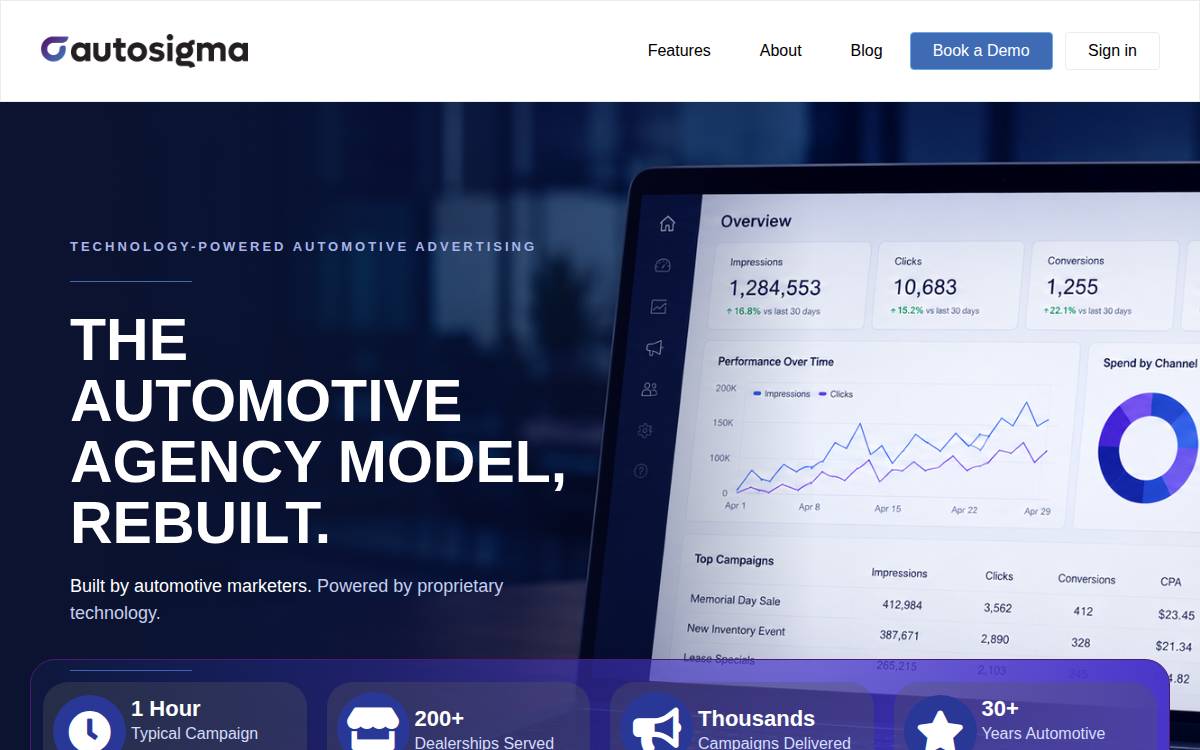 Autosigma website preview