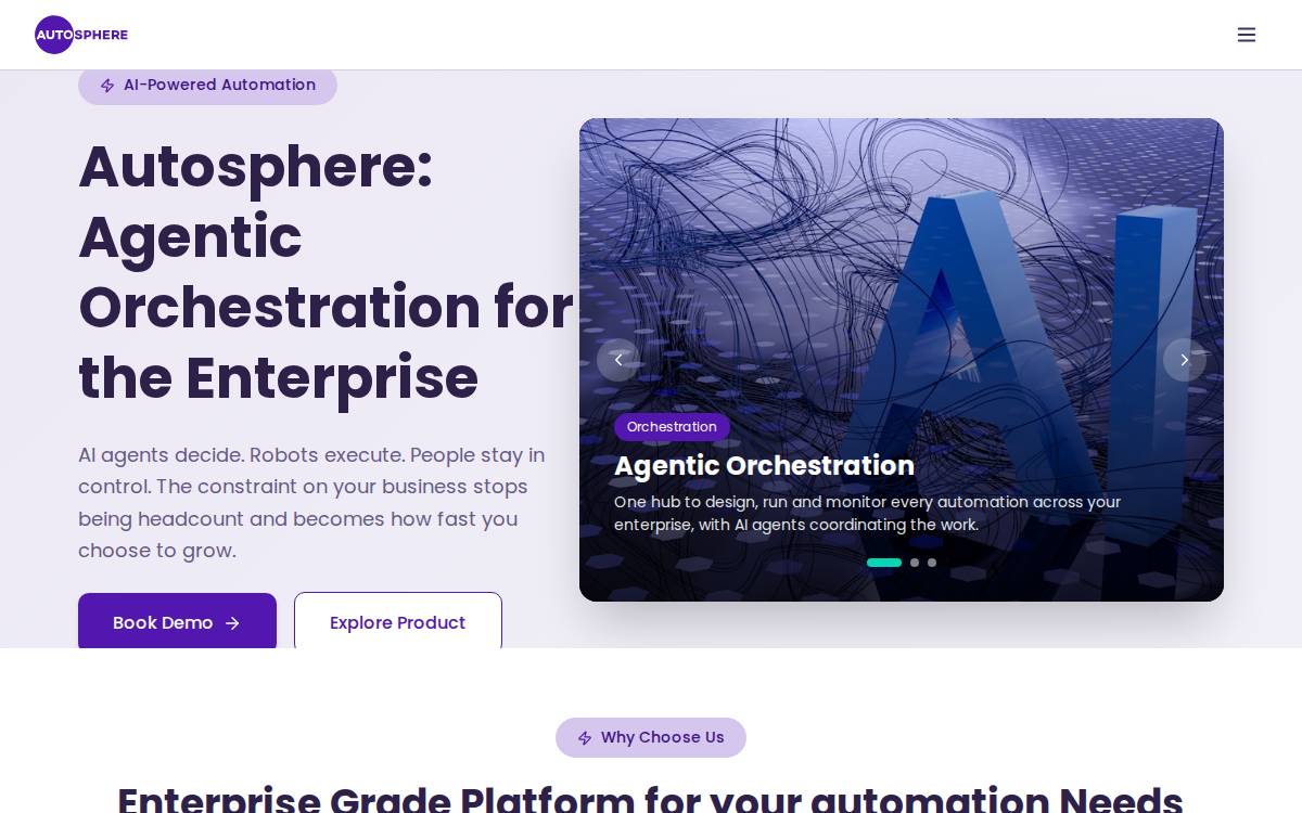 Autosphere website preview