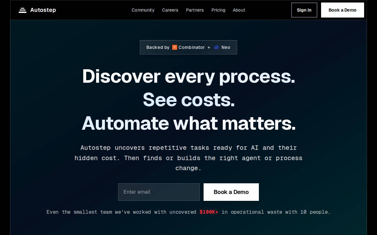 Autostep website preview