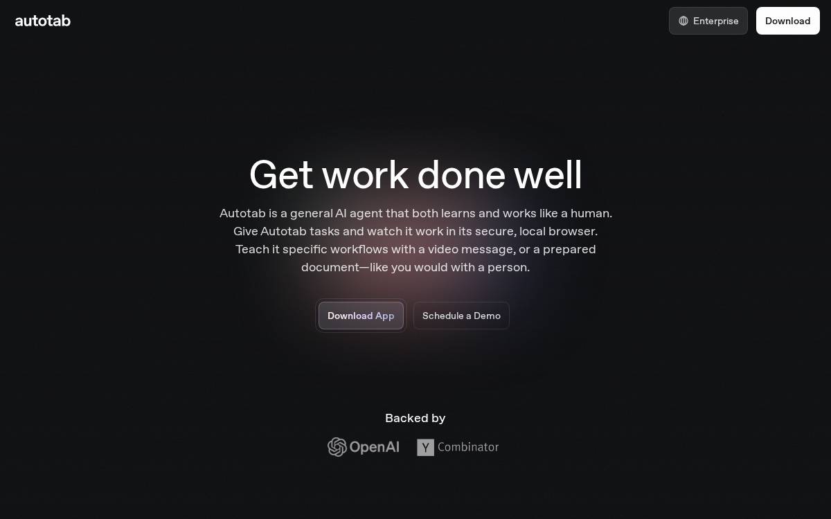 Autotab website preview