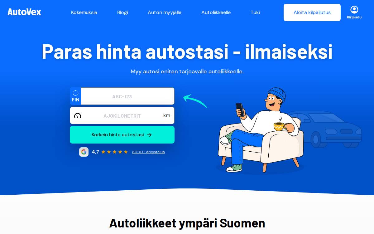 Autovex website preview