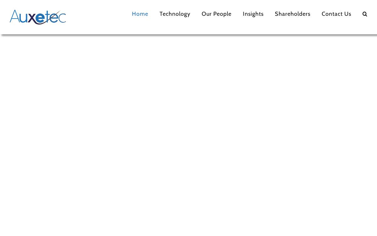 Auxetec website preview