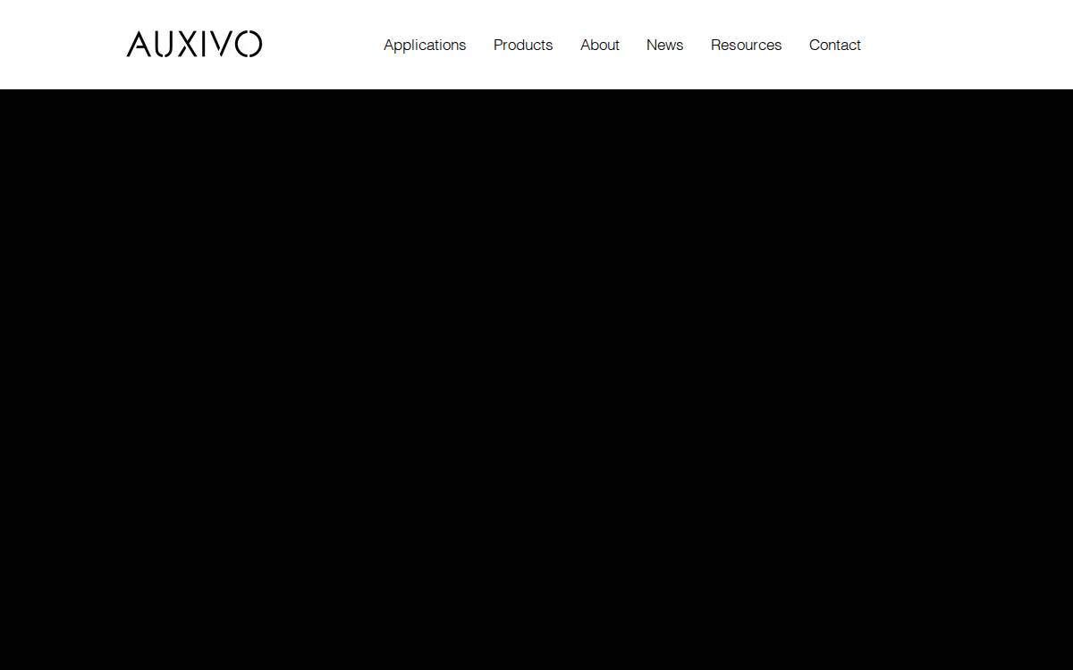 Auxivo VENTURE CAPITAL website preview
