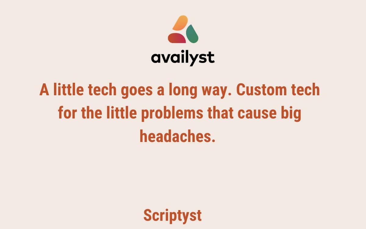 Availyst website preview