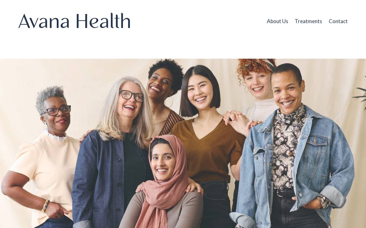 Avana website preview