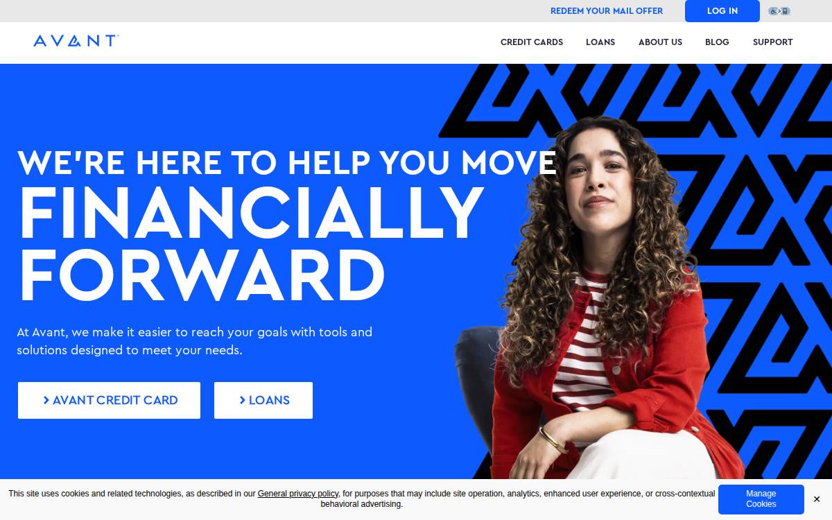 Avant website preview