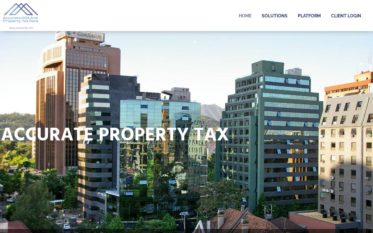 Avanta Risk Management website preview