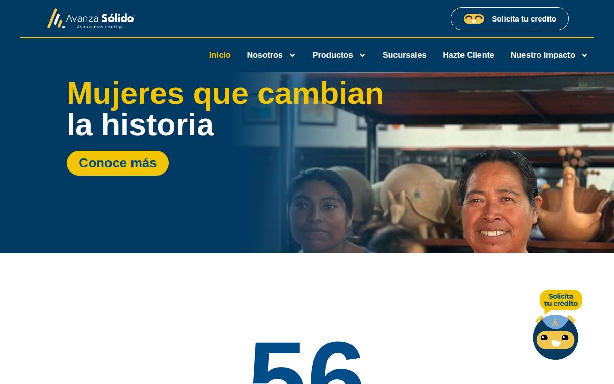 Avanza Solido website preview