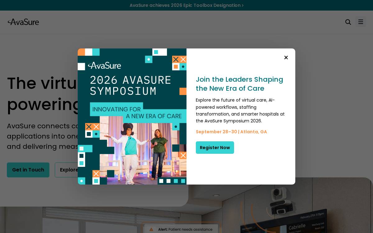 Avasure website preview