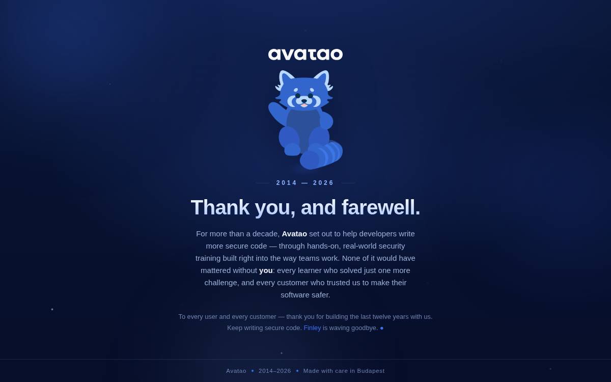 Avatao website preview