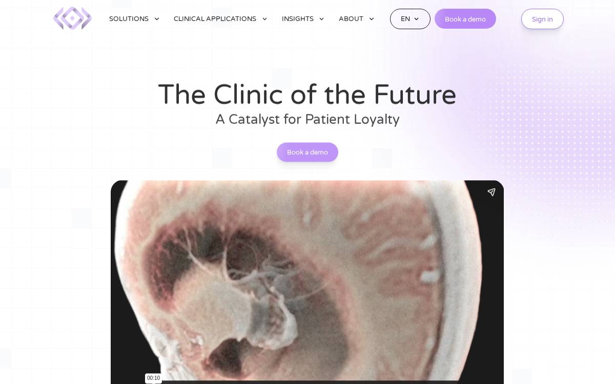 Avatarmedical website preview