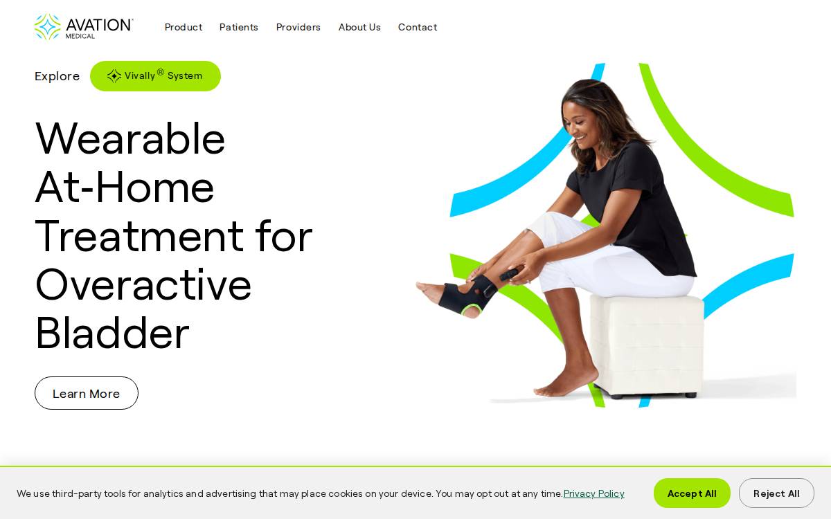 Avation Medical website preview