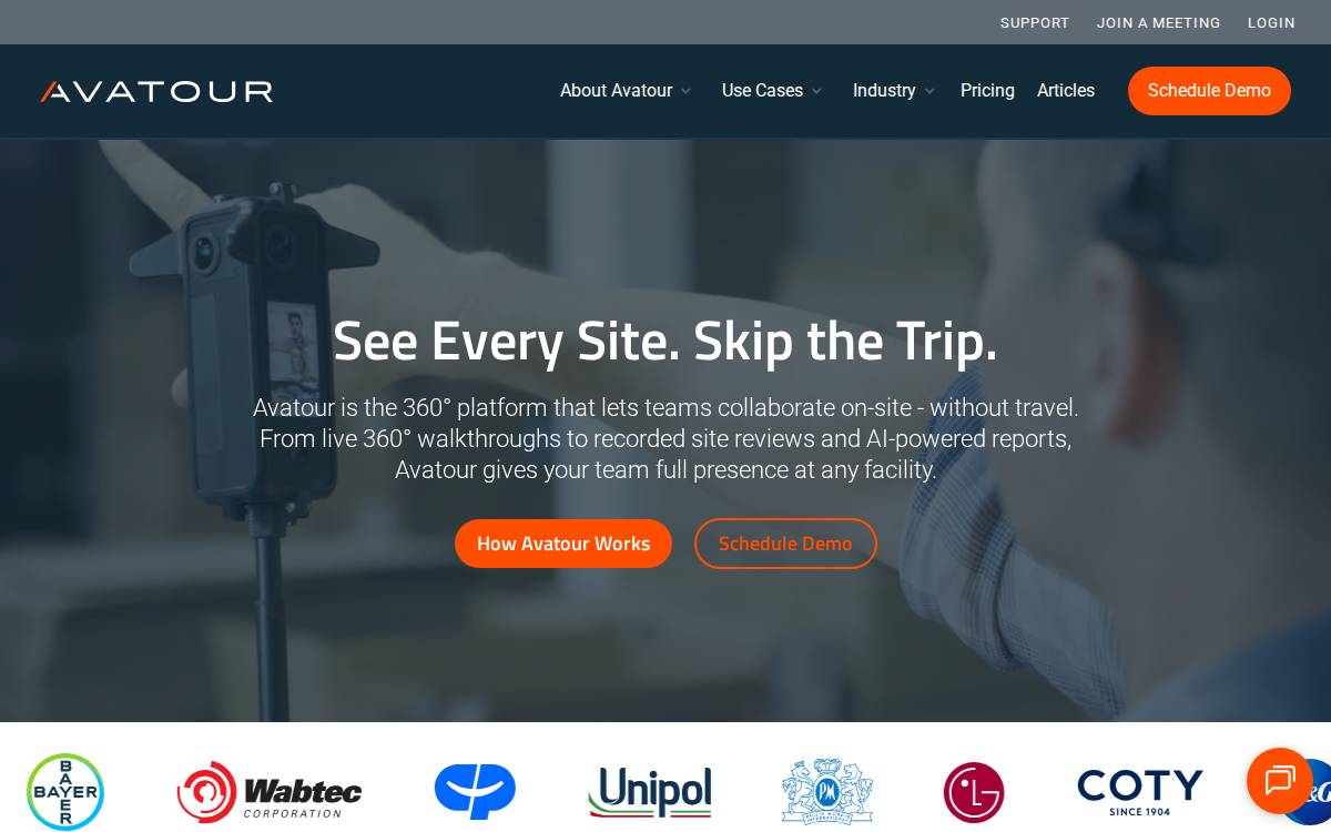 AVATOUR, Imeve website preview