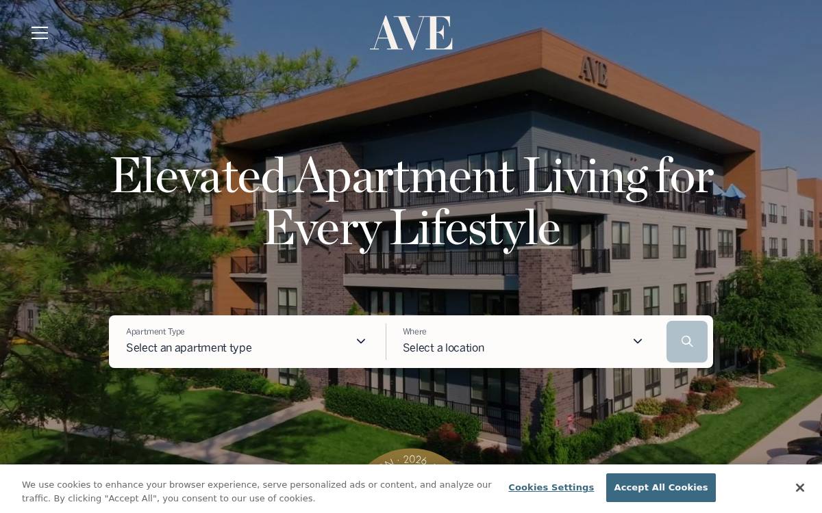 AVE Sky website preview