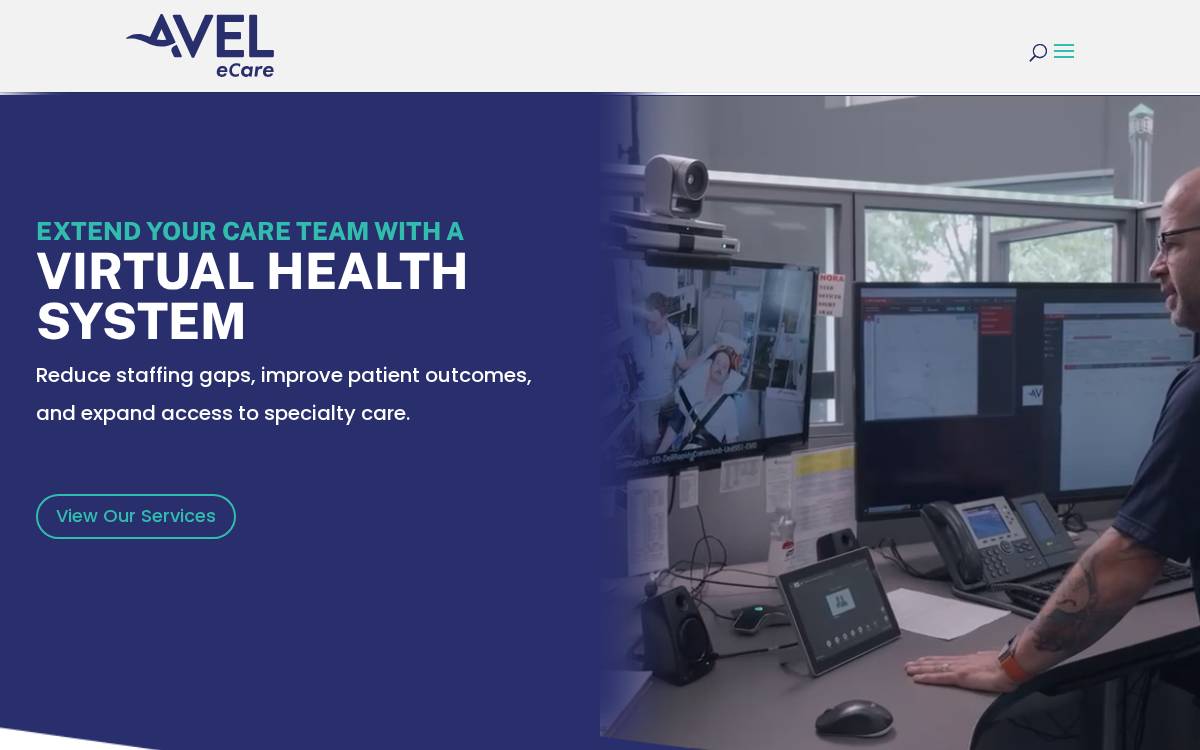 Avel eCare website preview