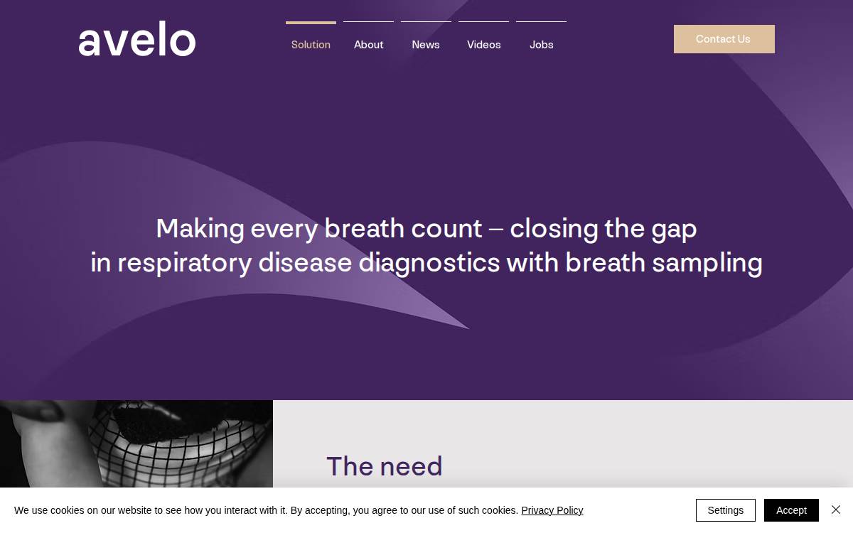 Avelolife website preview
