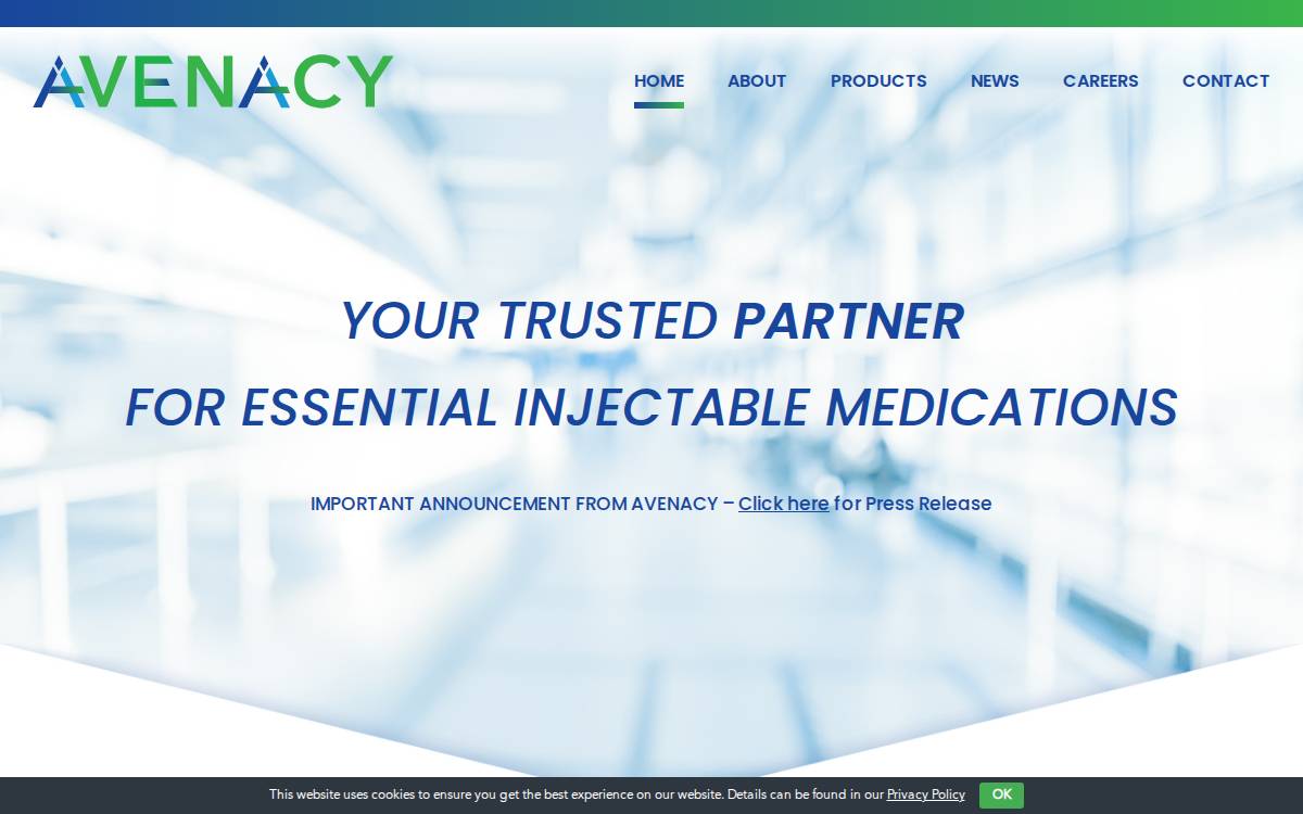 Avenacy website preview
