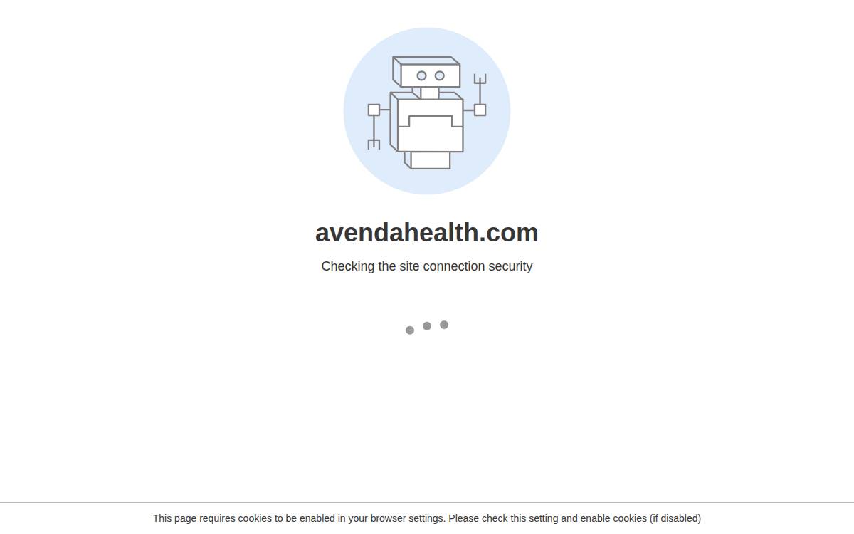Avenda Health website preview