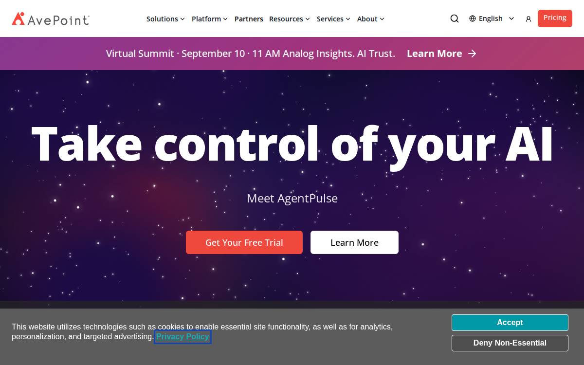 Avepoint website preview