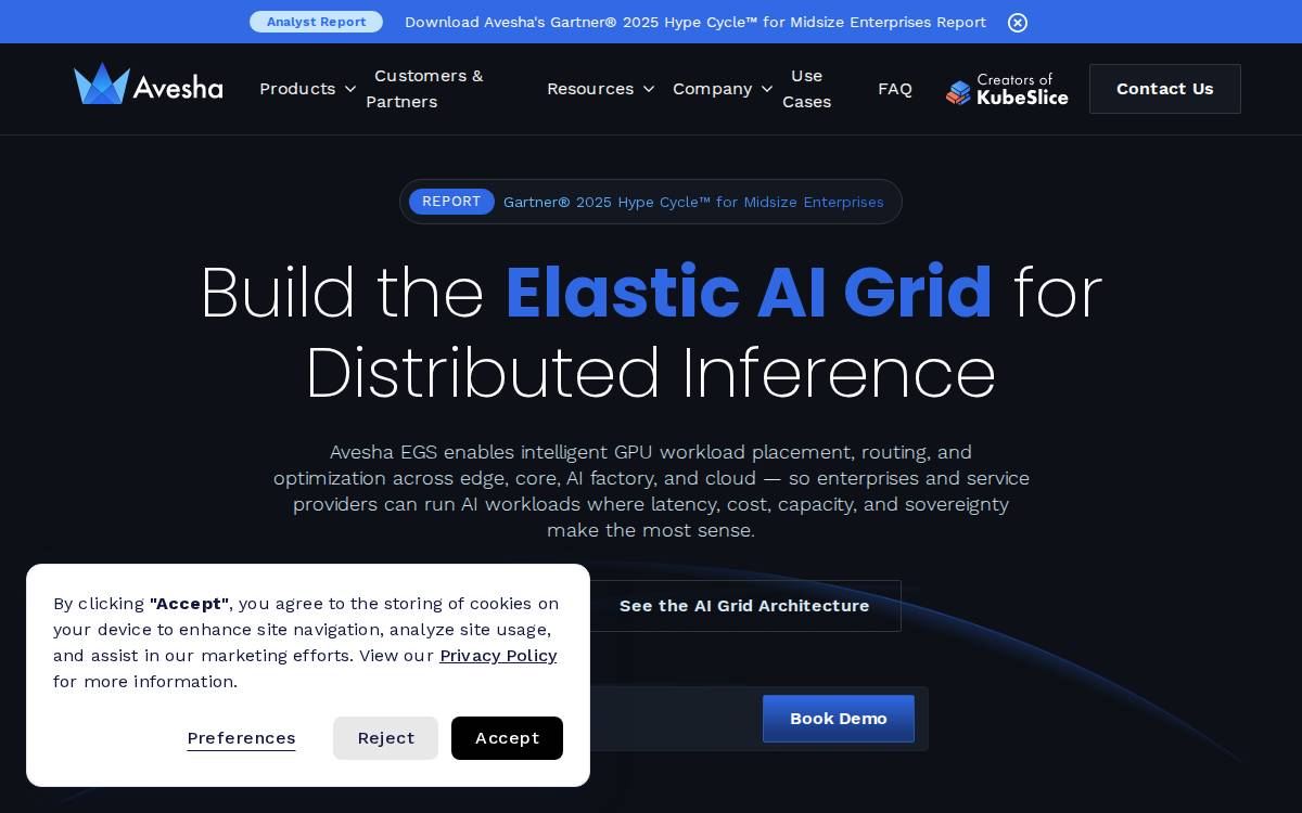 Avesha website preview