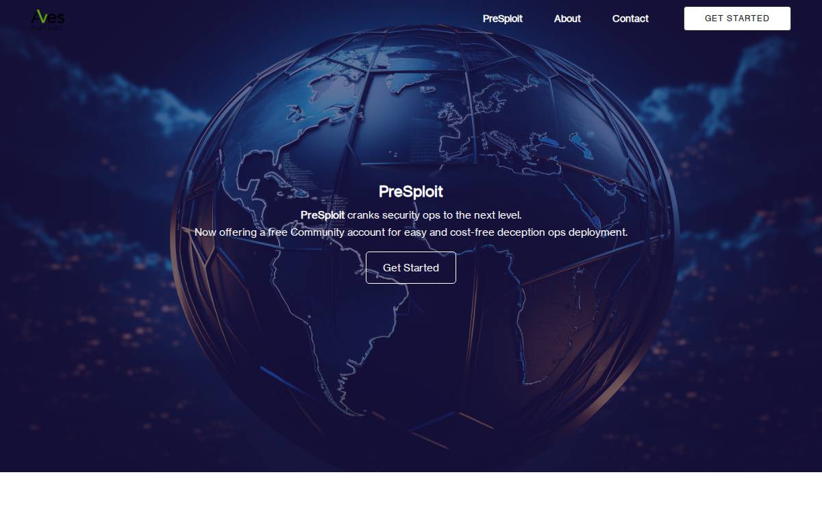 Avesnetsec website preview