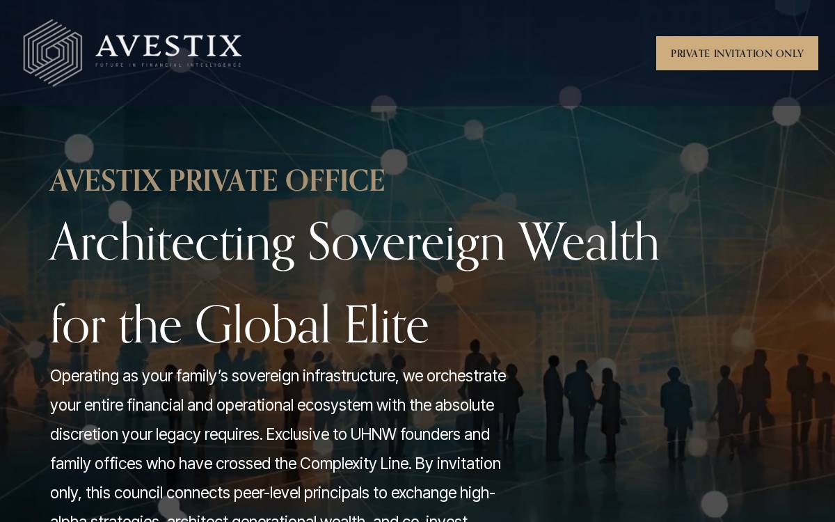 AVESTIX INTELL website preview