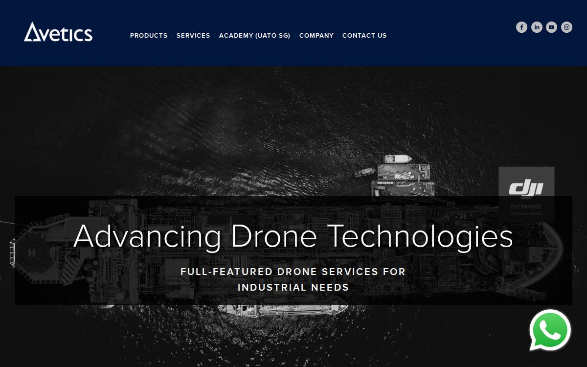Avetics website preview