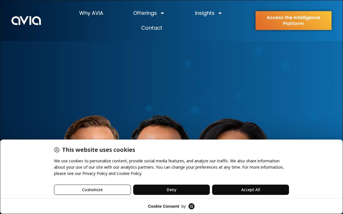 AVIA website preview