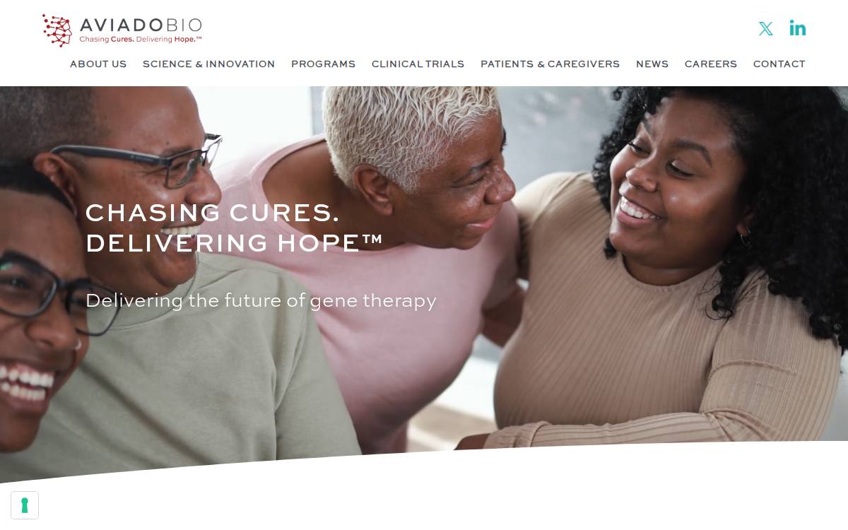 AviadoBio Website website preview