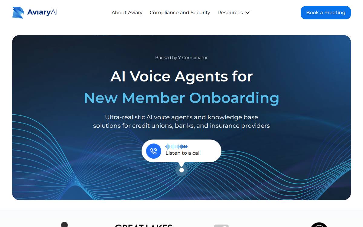 AviaryAI website preview