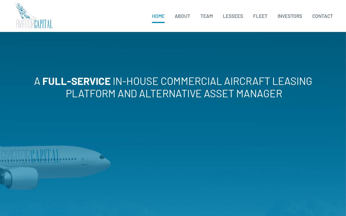 Aviatorcapital website preview