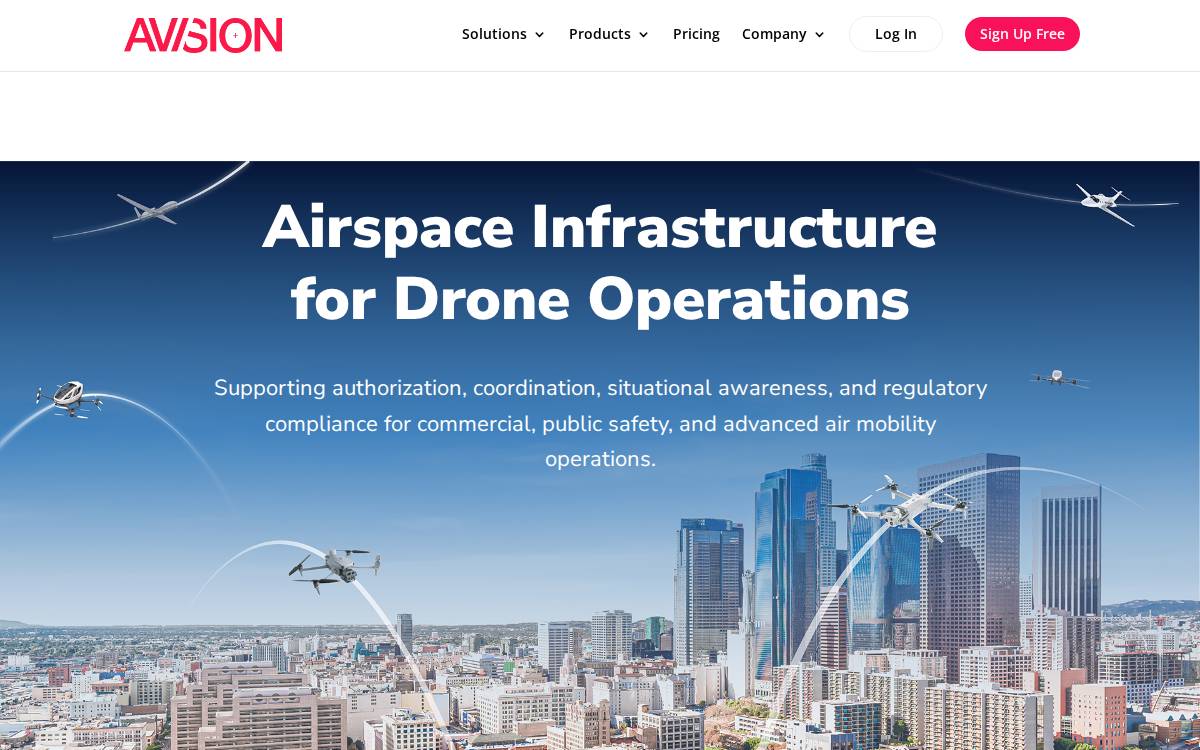 Avision website preview