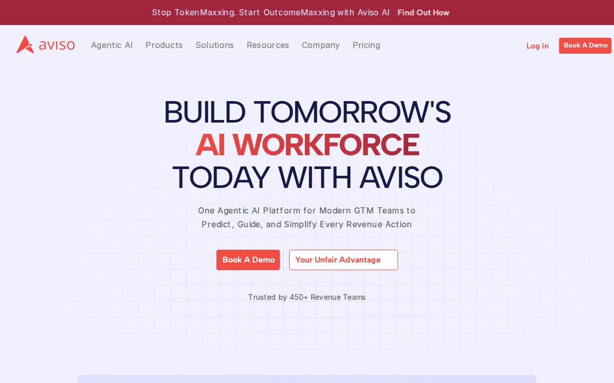 Aviso website preview