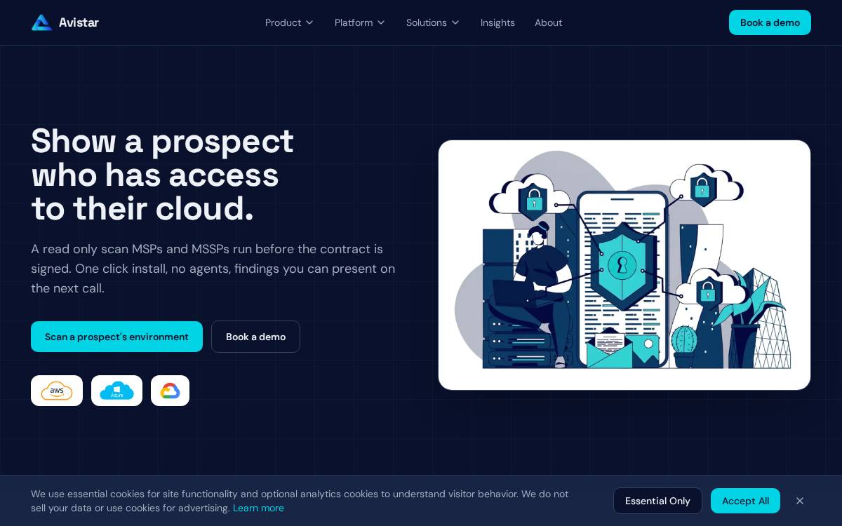 Avistar website preview
