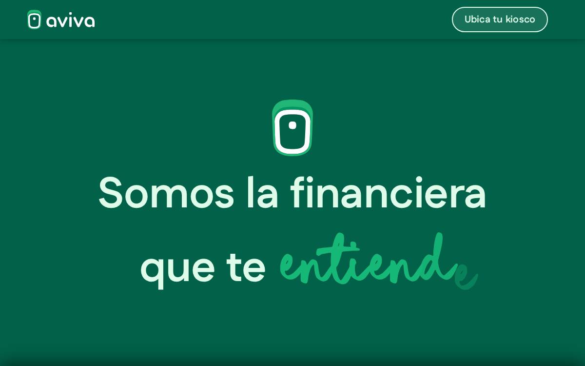Aviva Crédito website preview