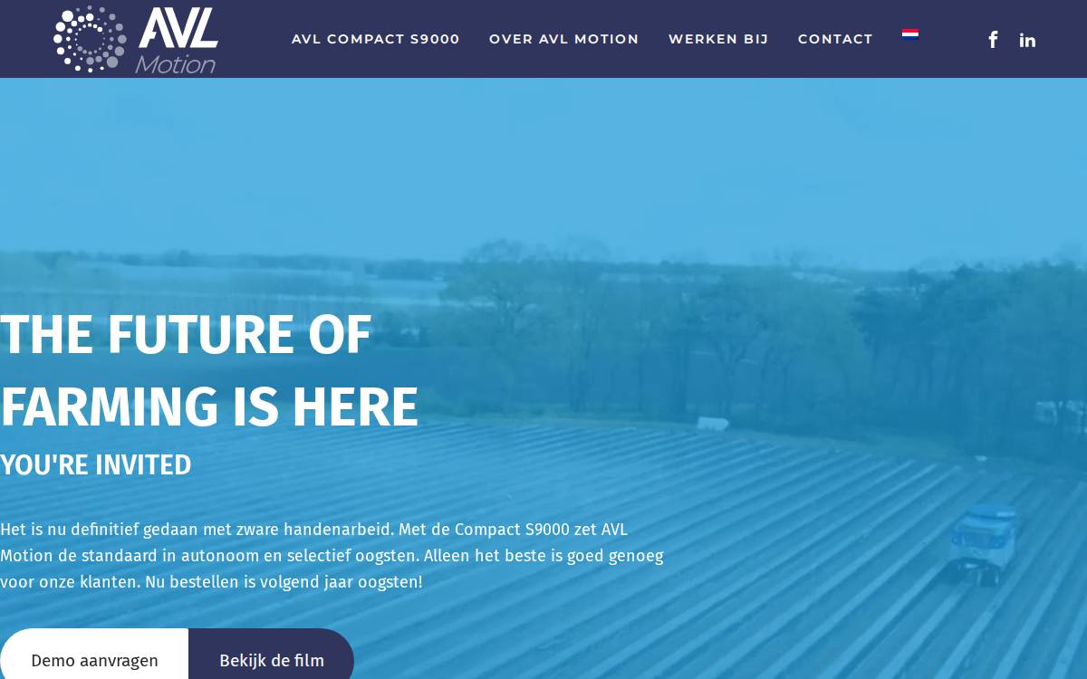 AVL Motion website preview