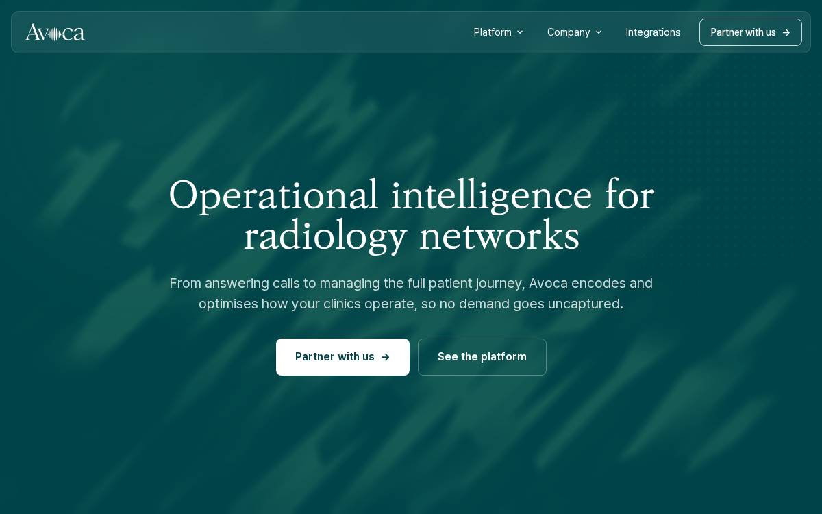 Avoca Systems website preview