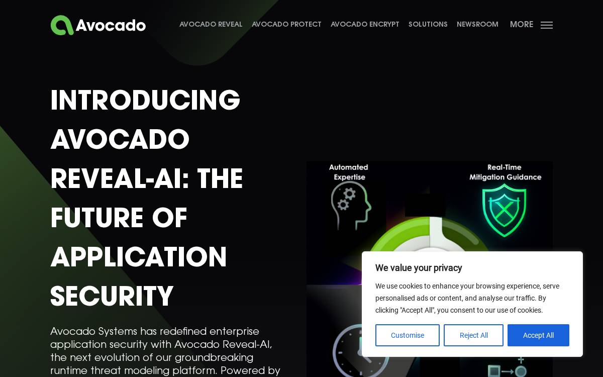 Avocado Systems website preview