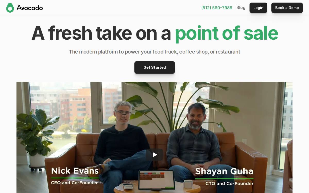 Avocado website preview
