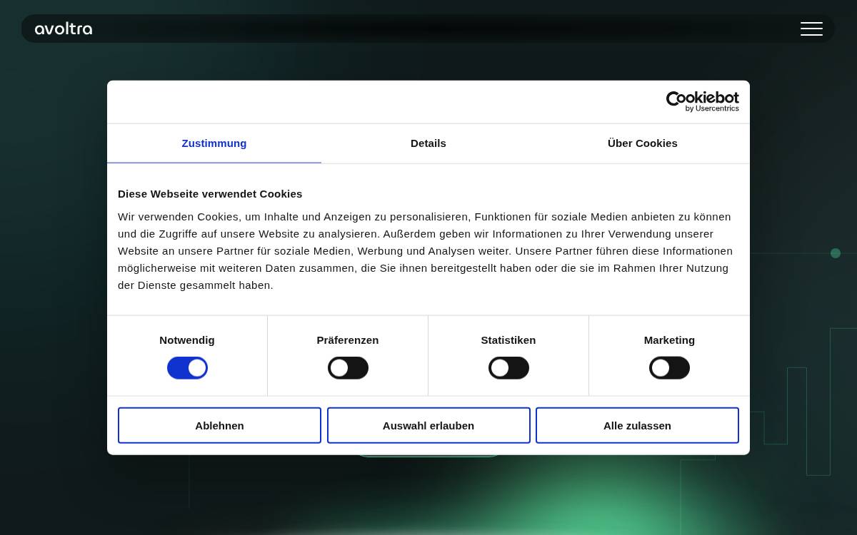 Avoltra website preview