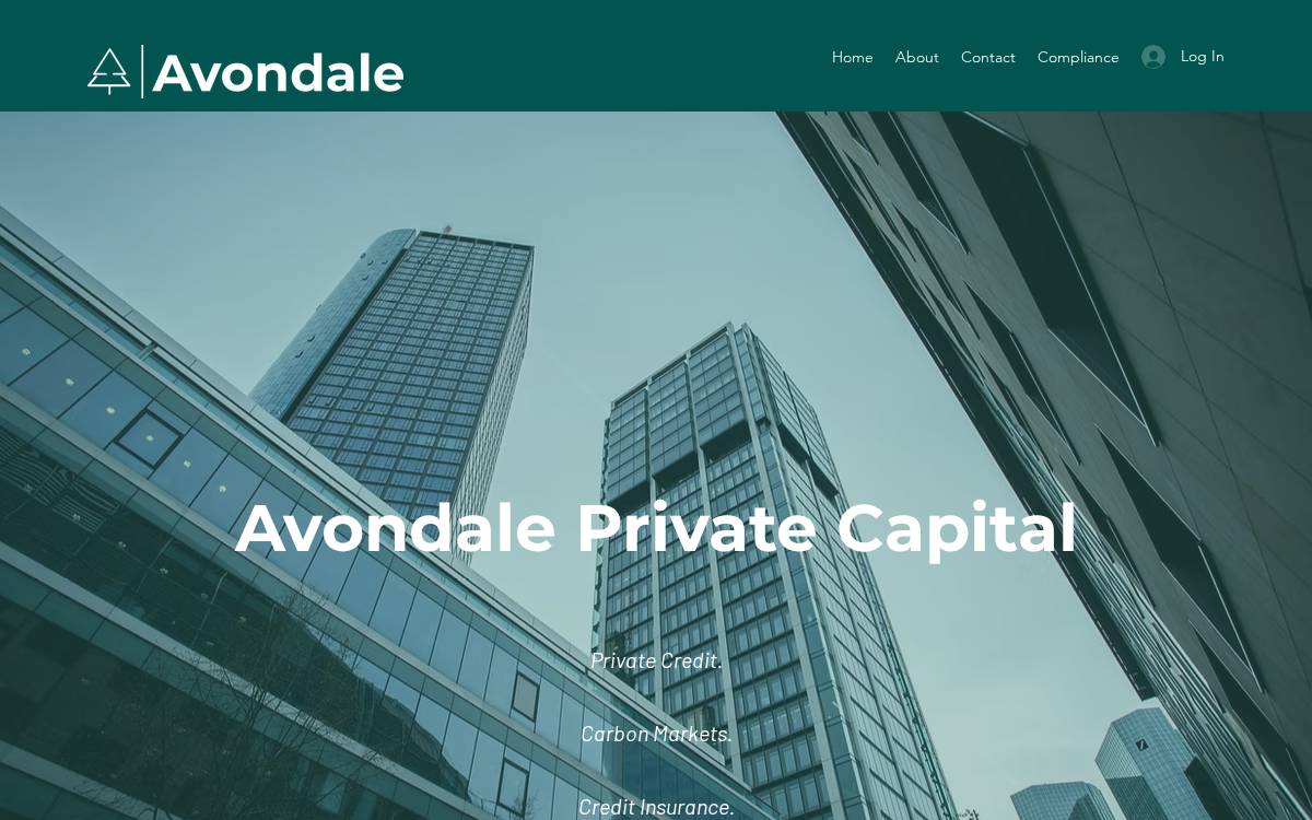 Avondale Private Capital Website website preview