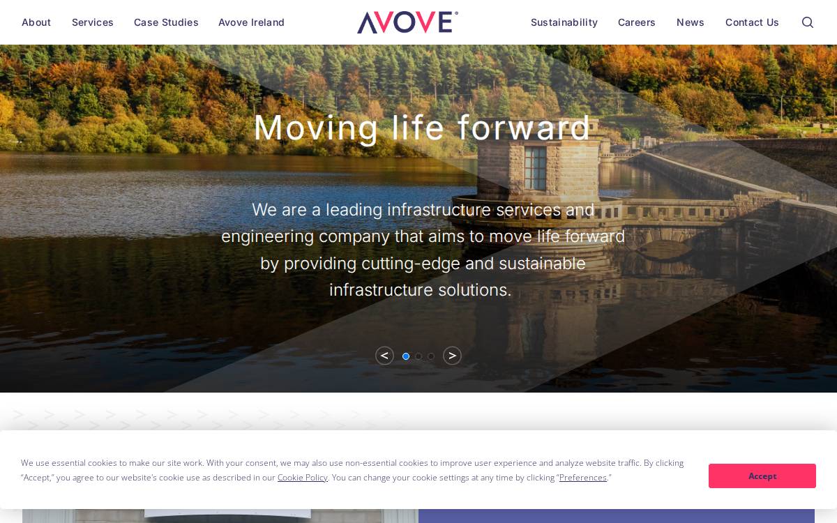 Avove website preview