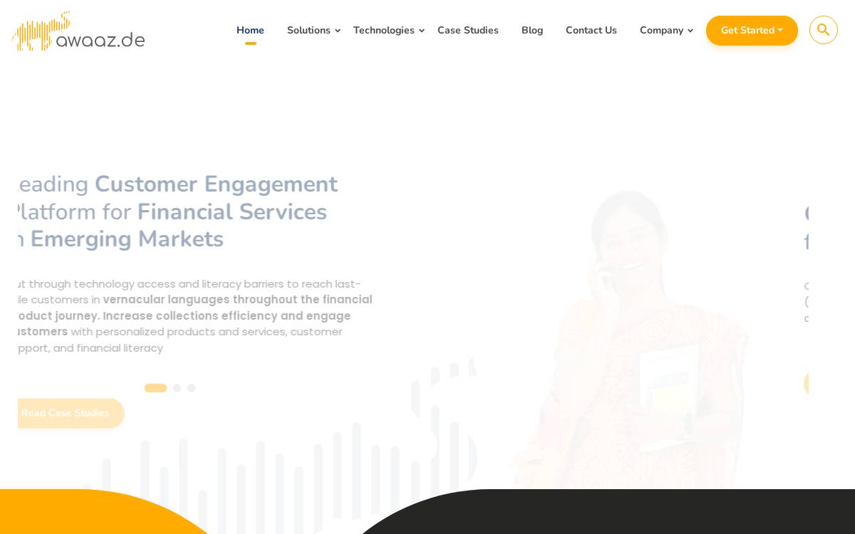 Awaaz website preview