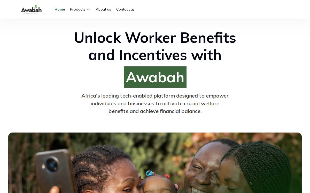 AWABAH website preview