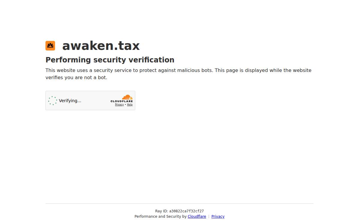 Awaken website preview