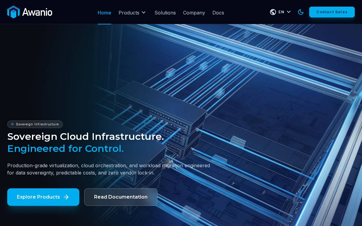Awan website preview