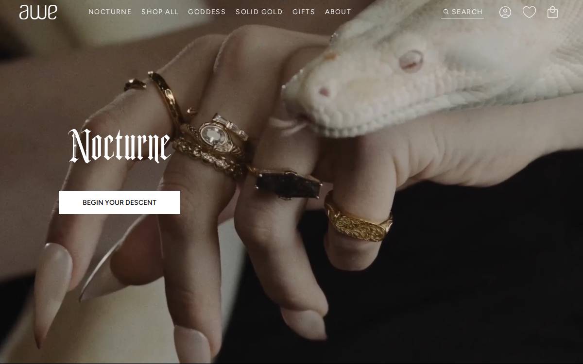 Awe Inspired website preview