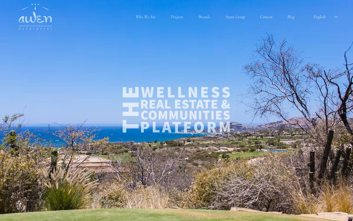 Awen Developers website preview
