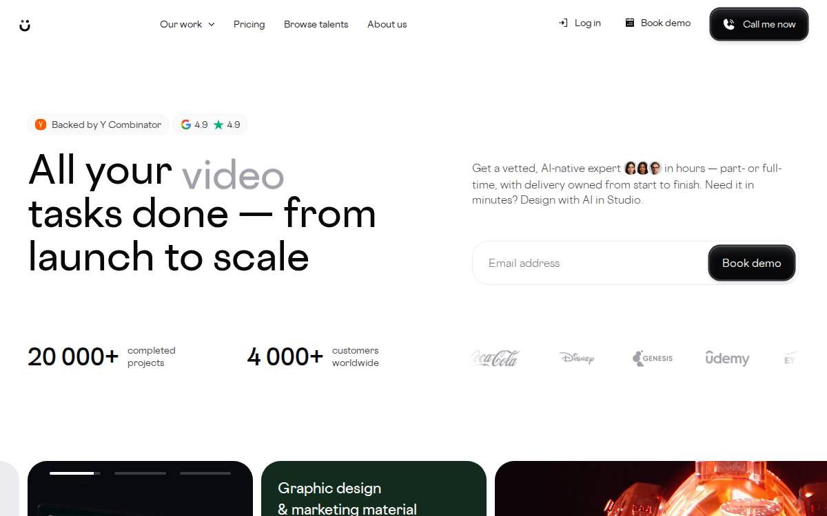 Awesomic website preview